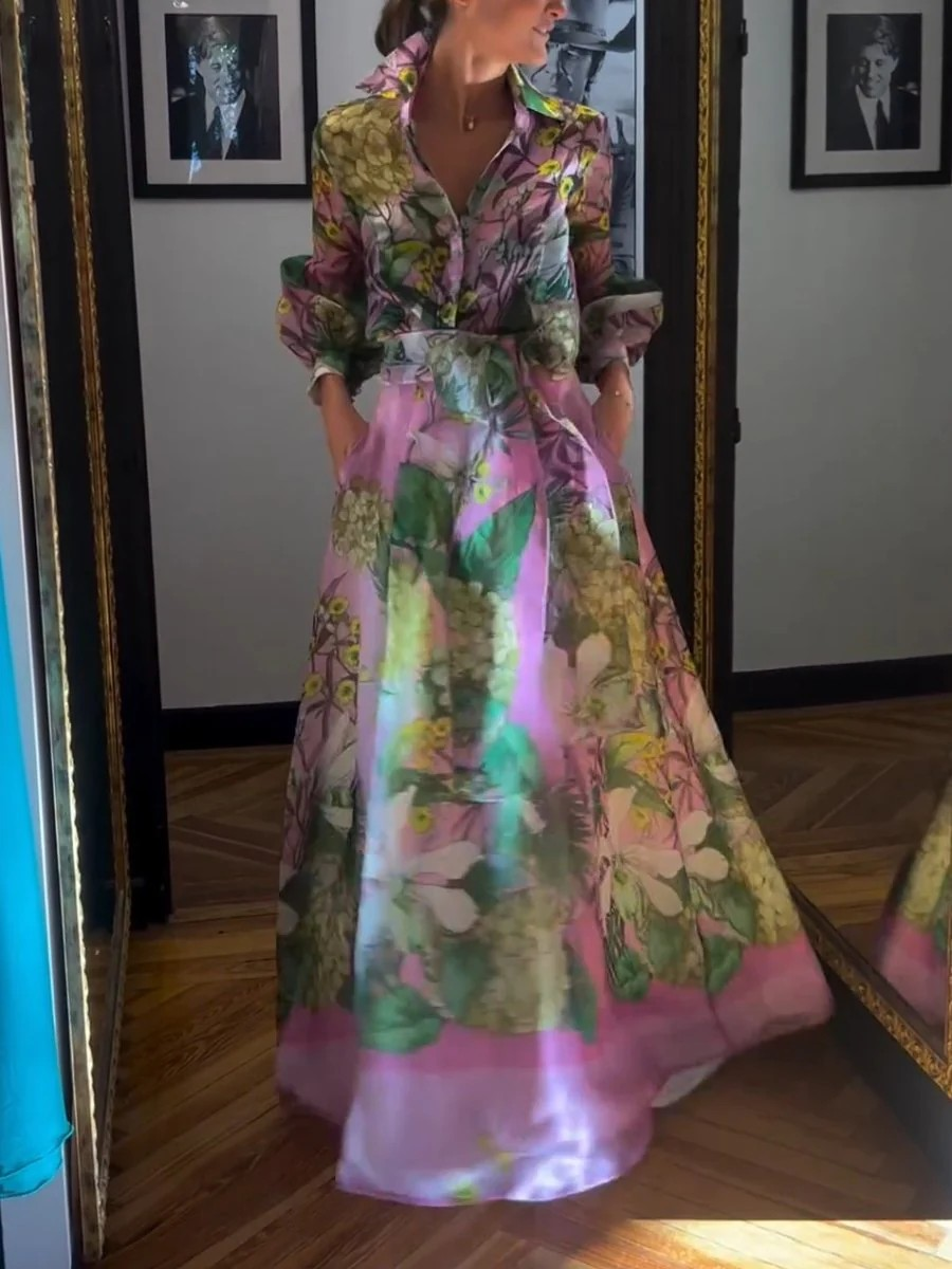 Vestido floral elegante